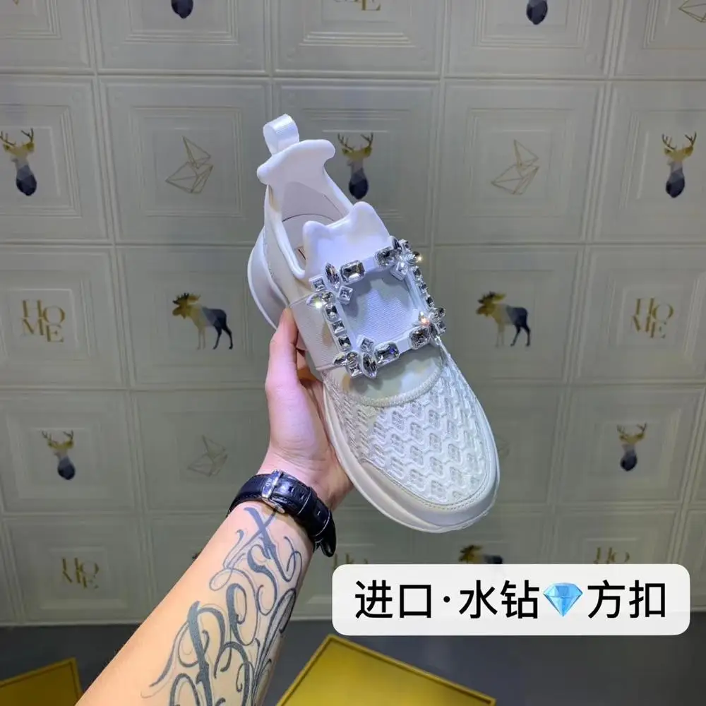 Роскошная дизайнерская женская обувь со стразами китайские Итальянские