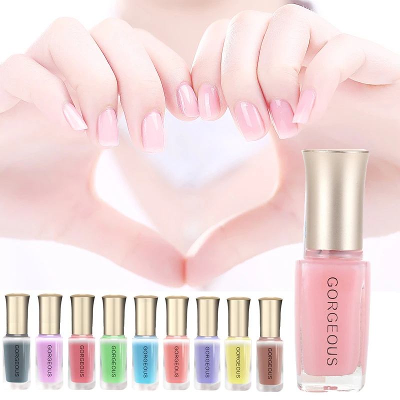 

Professional Sweet Color Jelly Nail Polish For Women Translucent Fashion Nail Polish Art Nail Polish Glue