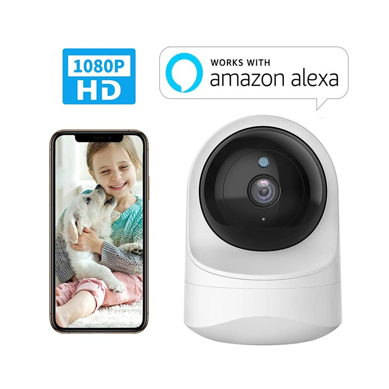 Wouwon реальные 1080p Домашняя мини Видеоняни и радионяни ПЭТ IP Камера Беспроводной Wi