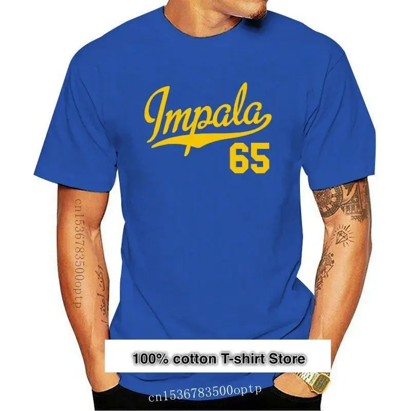 

Camiseta с принтом колы Impala 65, классическая одежда Lowrider, новые цвета 1965 года