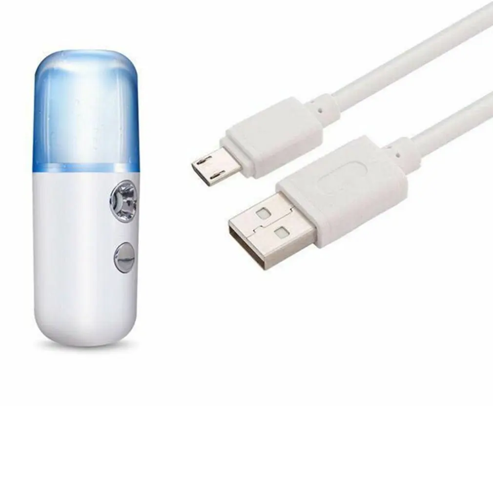 

30ML Mini Nano Facial Sprayer Portable USB Nebulizer Face Steamer Humidifier Prevent aging Wrinkle Face Skin Beauty Care Tools