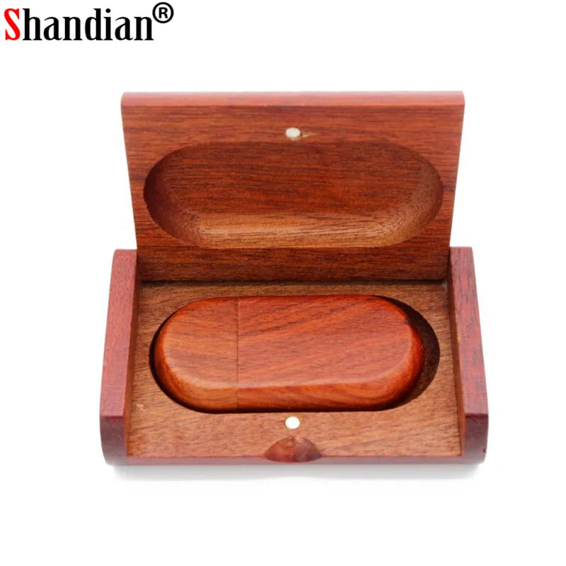 USB флеш накопитель SHANDIAN деревянный в подарочной коробке 64/32/16 ГБ|custom wooden usb|wooden usbbox