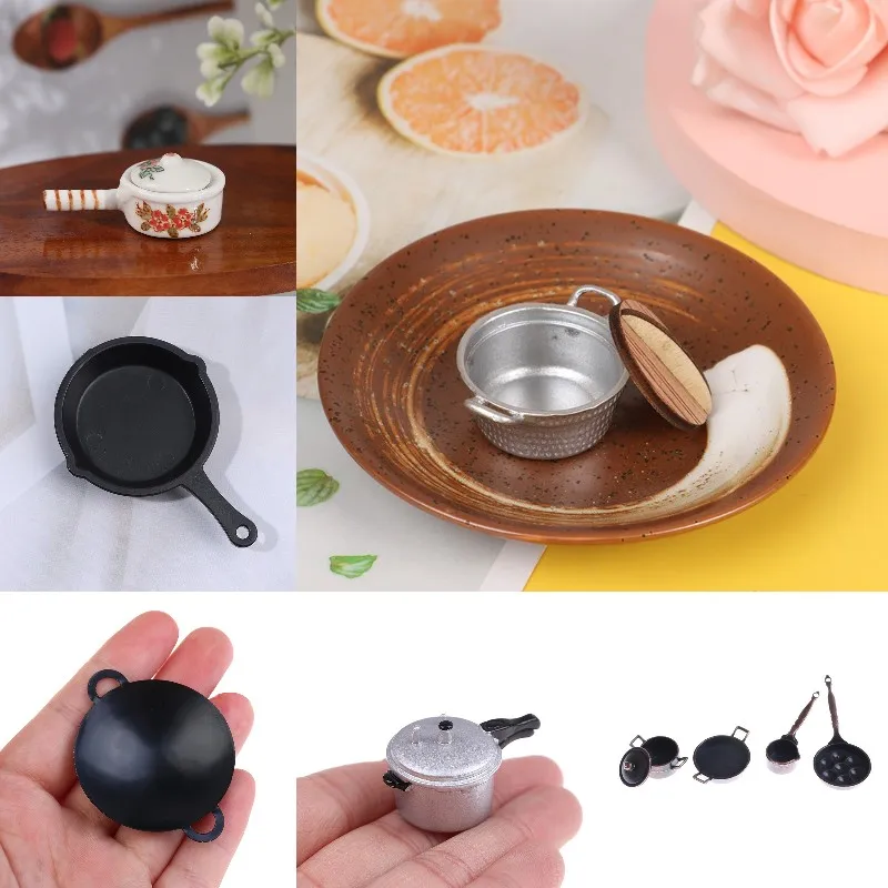 1Set 1/12 Dollhouse Miniature Kitchen Utensil Cooking Ware M