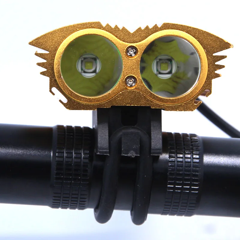 5000лм водонепроницаемый 2 x XM L U2 светодиодный велосипедный светильник + 4*18650 или