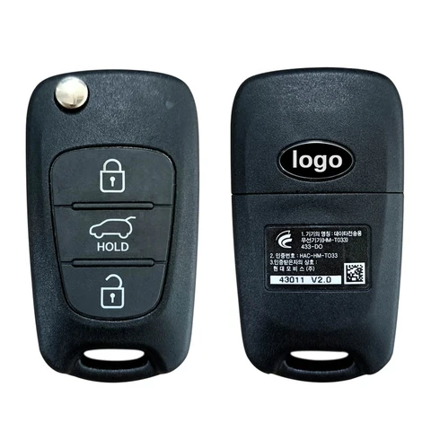 Оригинальный Автомобильный ключ-раскладушка CN051146 с 3 кнопками для Kia Cerato 2010 +, дистанционный брелок FCCID RKE-4F04 433 МГц 95430-1M250 с чипом ou