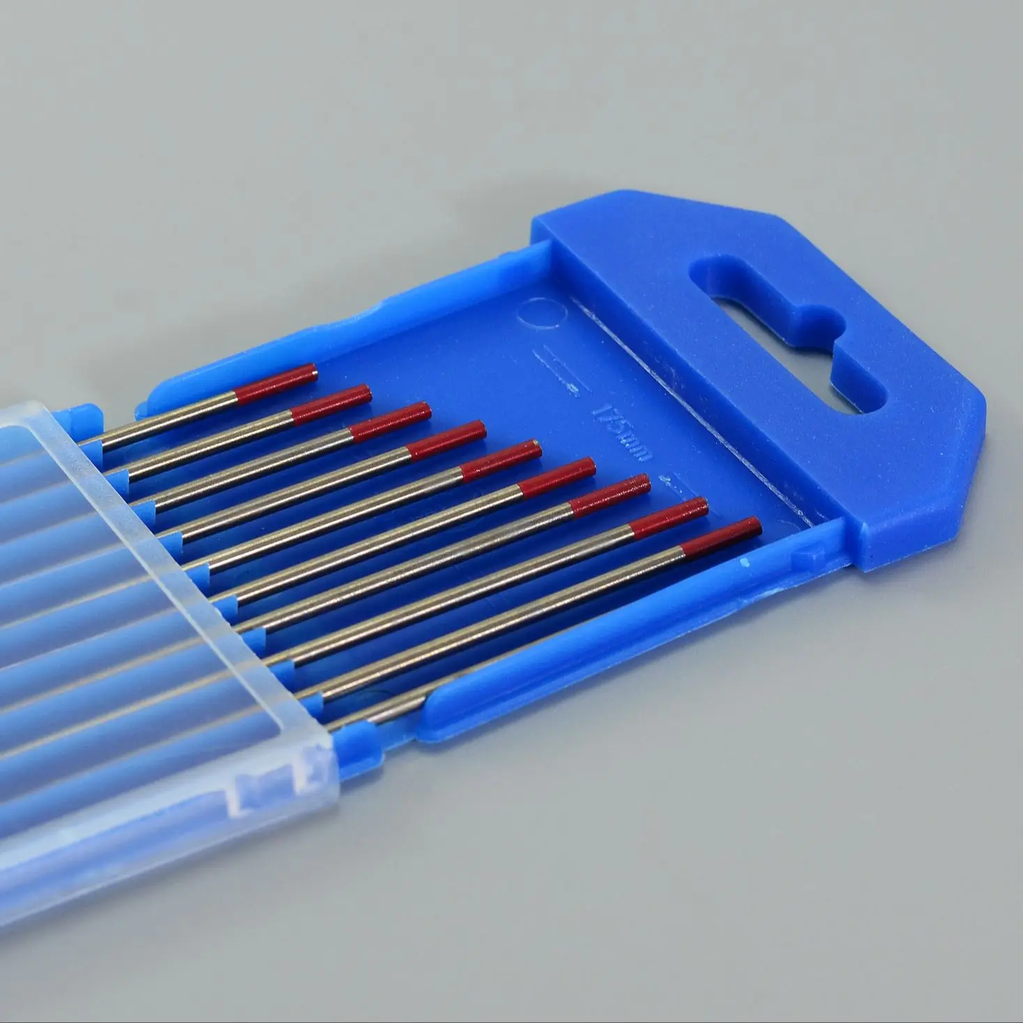 2% вольфрамовый электрод для сварки TIG WT20 красные стержни Tig 5/64 &quotx6&quot (2 0 мм x 150 мм)