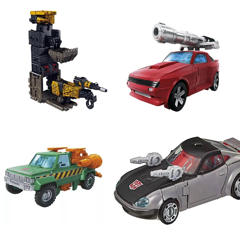 

Hasbro Transformers Toys Out of The Earth Rise d Hoist Bluestreak Cliffjumper Irontread Model Collection
