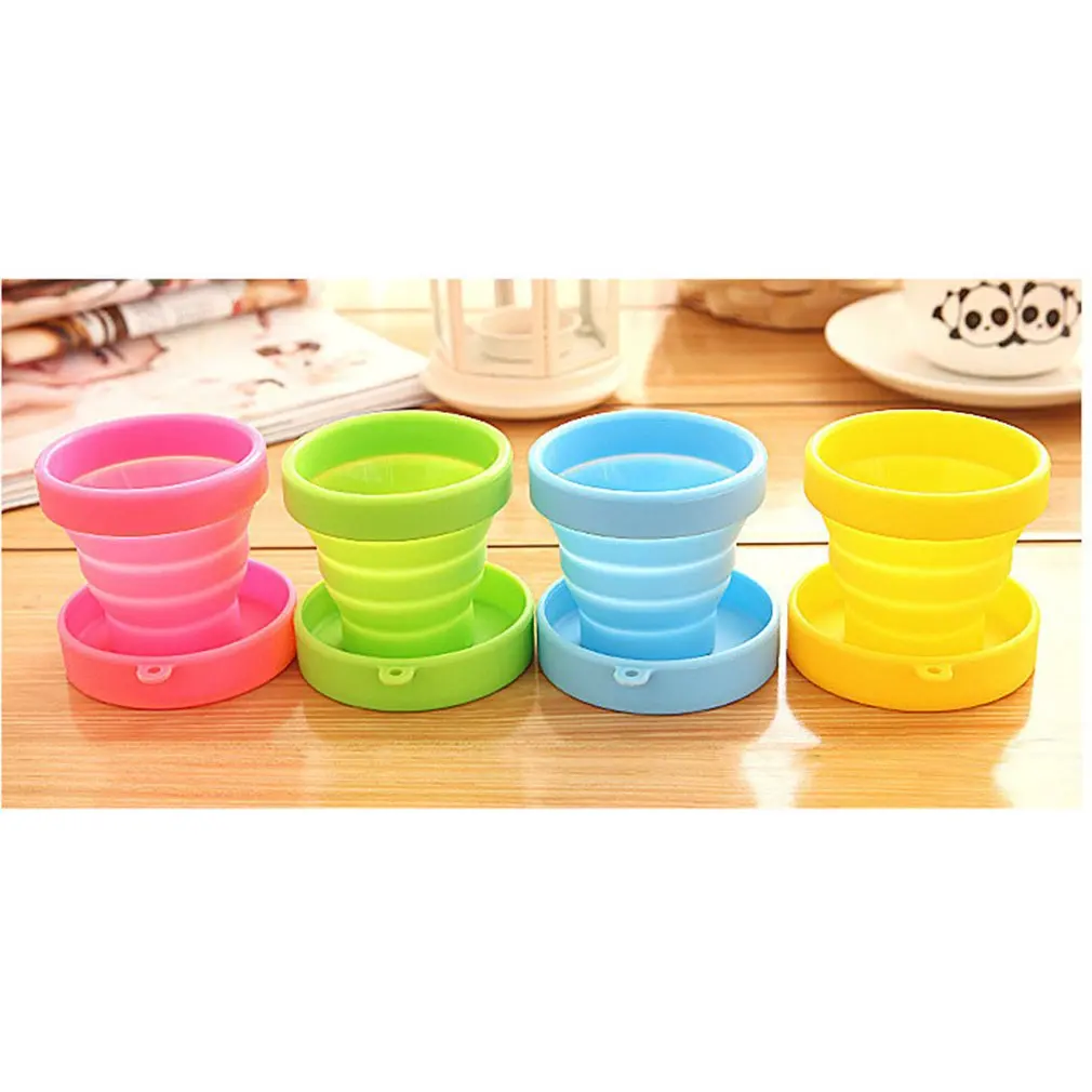 Портативная силиконовая бутылка для воды из нержавеющей стали складной чехол