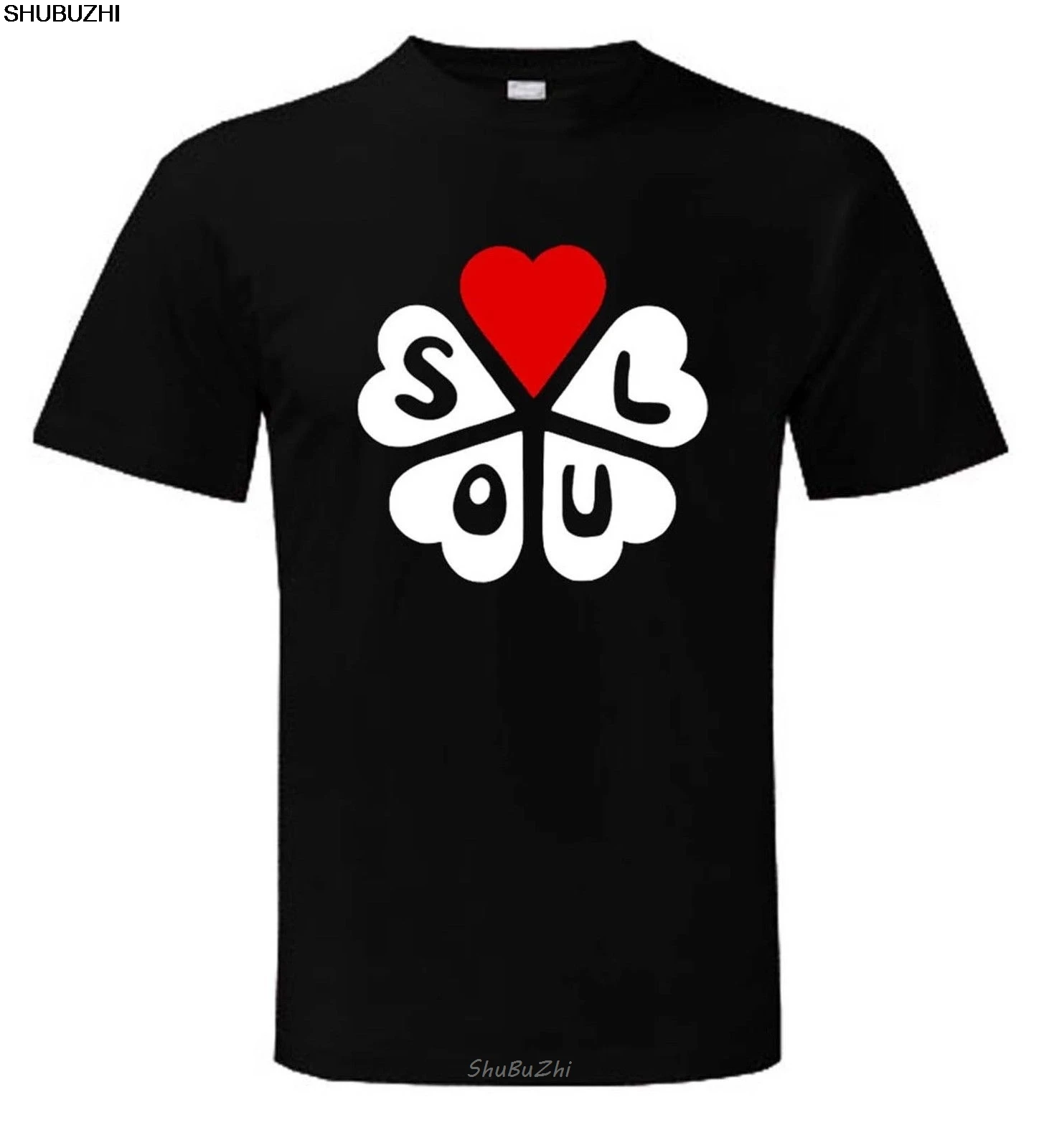 Футболка с сердечками SOUL северогородская Мода Stax крутая Повседневная мужская