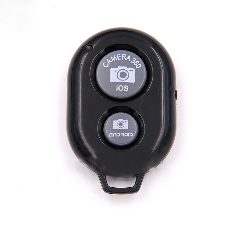 Black Мини 433 МГц беспроводной Bluetooth пульт дистанционного управления Смартфон камера затвора для селфи палка монопод Android IOS для iPhone 7 8 X - Цвет: Black