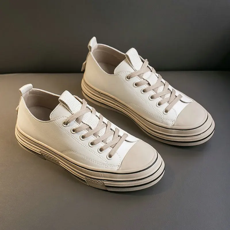 

female Fashion Casual Vulcanize flats Shoes Ladies thick bottom shoes leisure High Quality Women casual Sneakers shoes A64-26