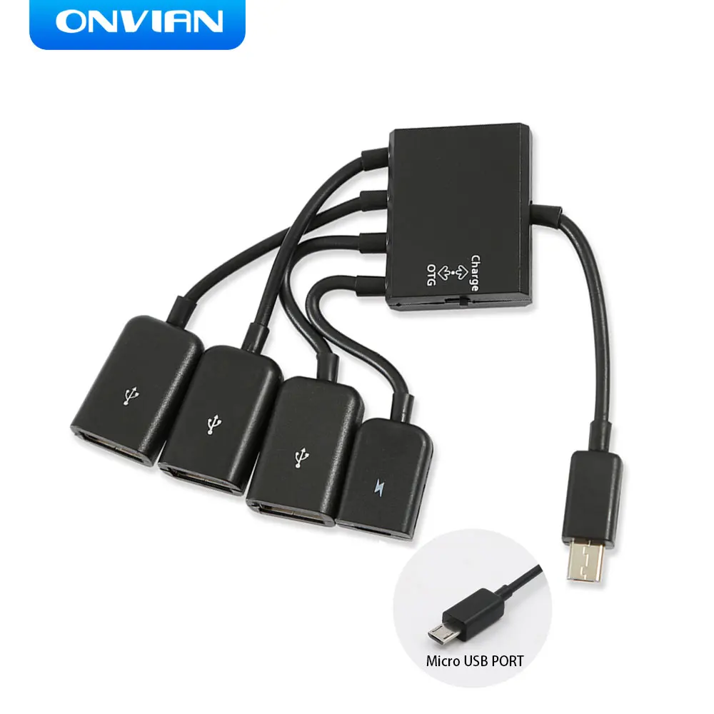 Переходник Onvian Micro USB (штекер)/Micro (гнездо) OTG 2 0 для Samsung Xiaomi Huawei | Мобильные телефоны