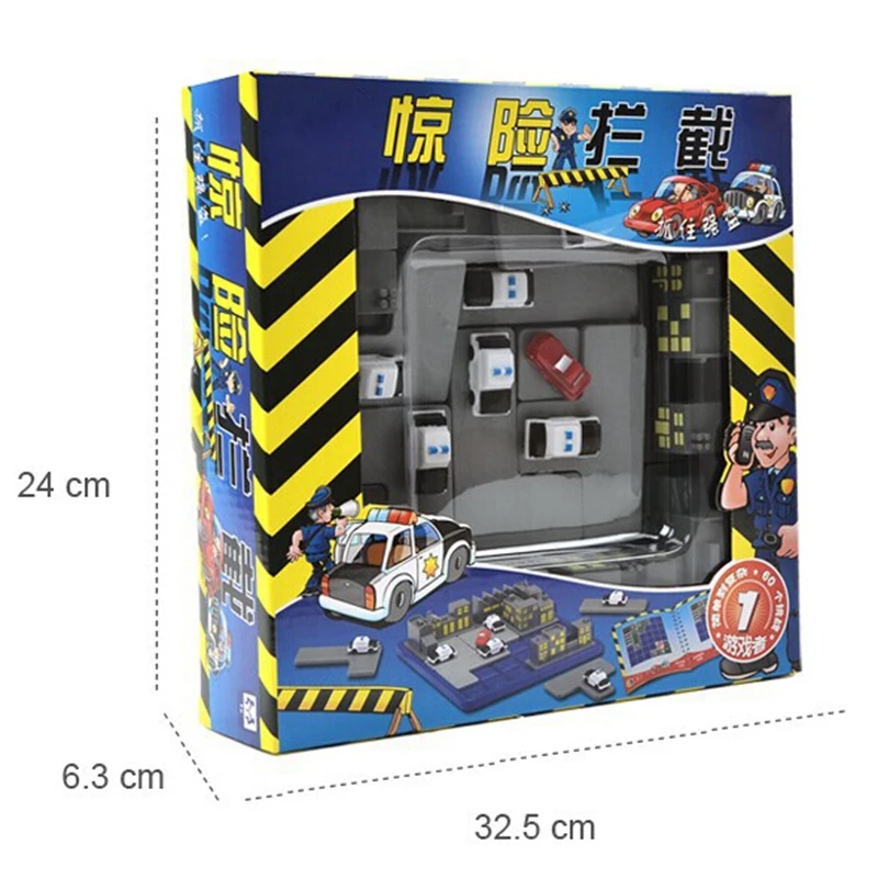 

3 Dimensional Game Puzzle Game Kids Thrilling Interception Police Catch Thief Checkpoint Maze Logic Game for Kids