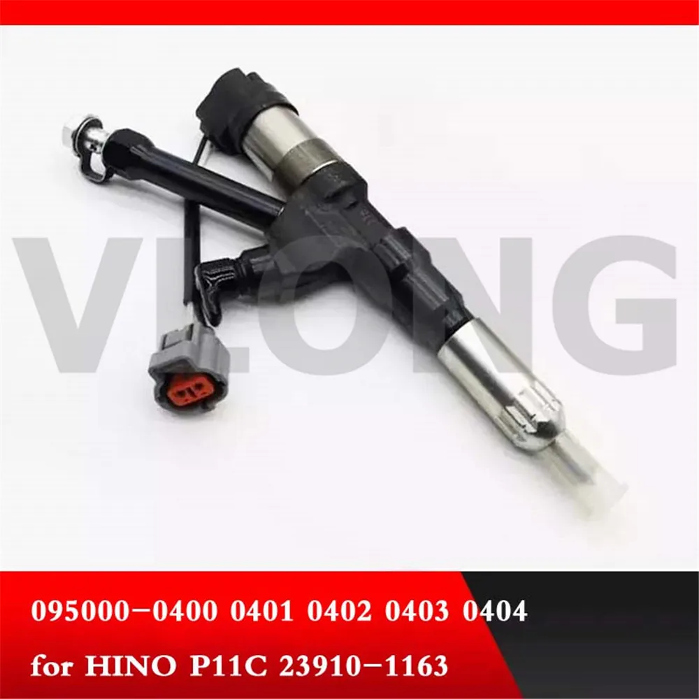 

Common Rail Fuel Dies/el Injector Assembly 095000-0400 095000-0401 095000-0403 095000-0404 for HINO P11C 23910-1163,9709500-040