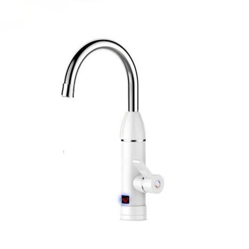 

Electric Kitchen Instant Heating Faucet Heater Hot Cold Dual-use Tankless Water Quickly Heating Tap Shower With LED Display
