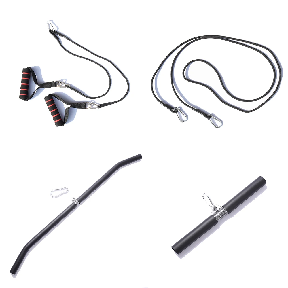

Fitness Cable Machine Attachments Arm Biceps Triceps Blaster Handle Gym Fitness Equipment Weight Lifting Workout Bar Pull Rope