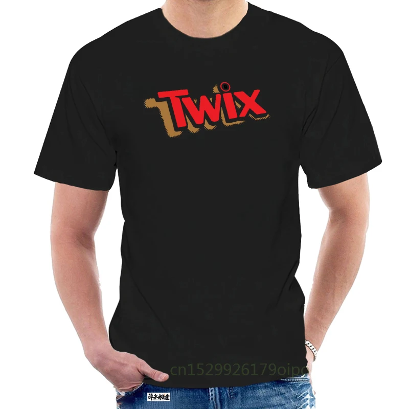 Футболка с логотипом бренда Twix Chocolate Candy Bar @ 127586 | Женская одежда