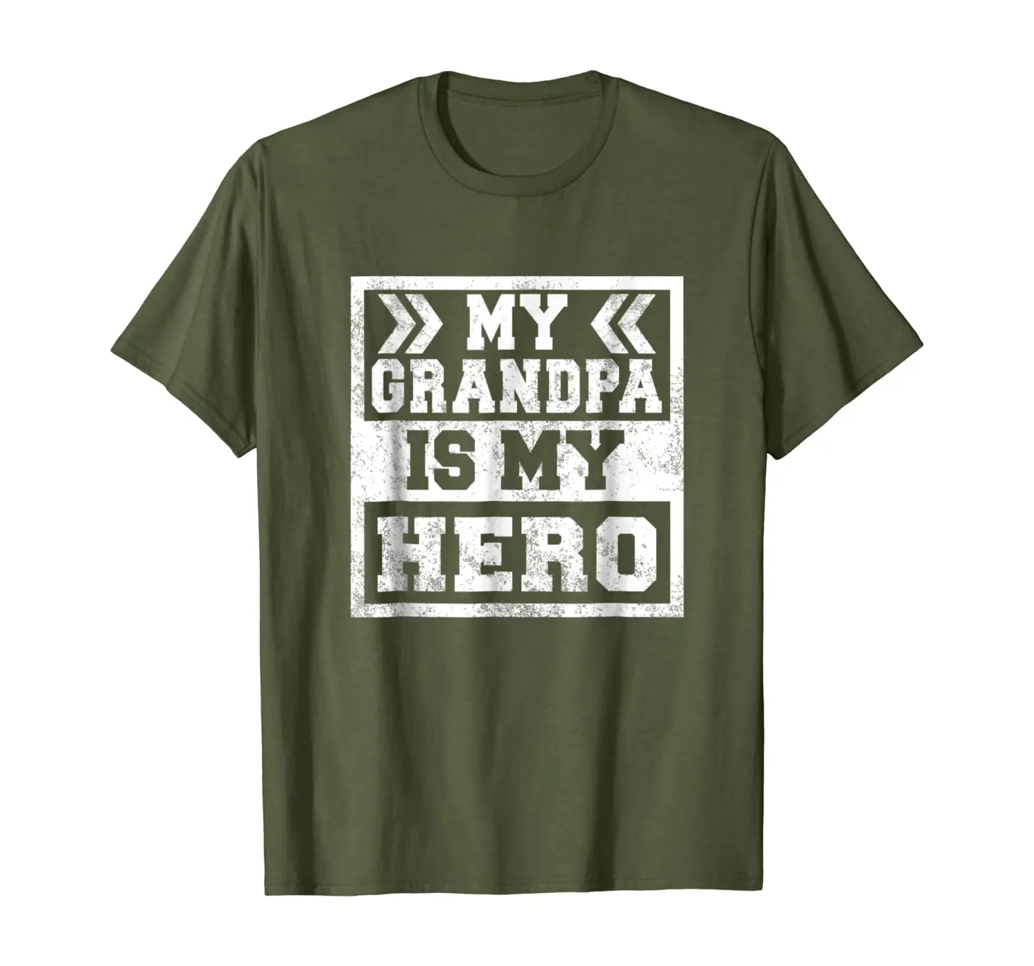 

My Grandpa Is My Hero Shirt - Grandfather T-Shirt