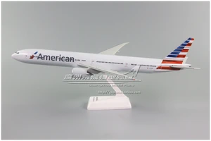 37 см большие размеры американские авиалинии Boeing B777-300ER N717AN 1:200 Пластиковые собранные Самолеты Модель для коллектора модели самолета