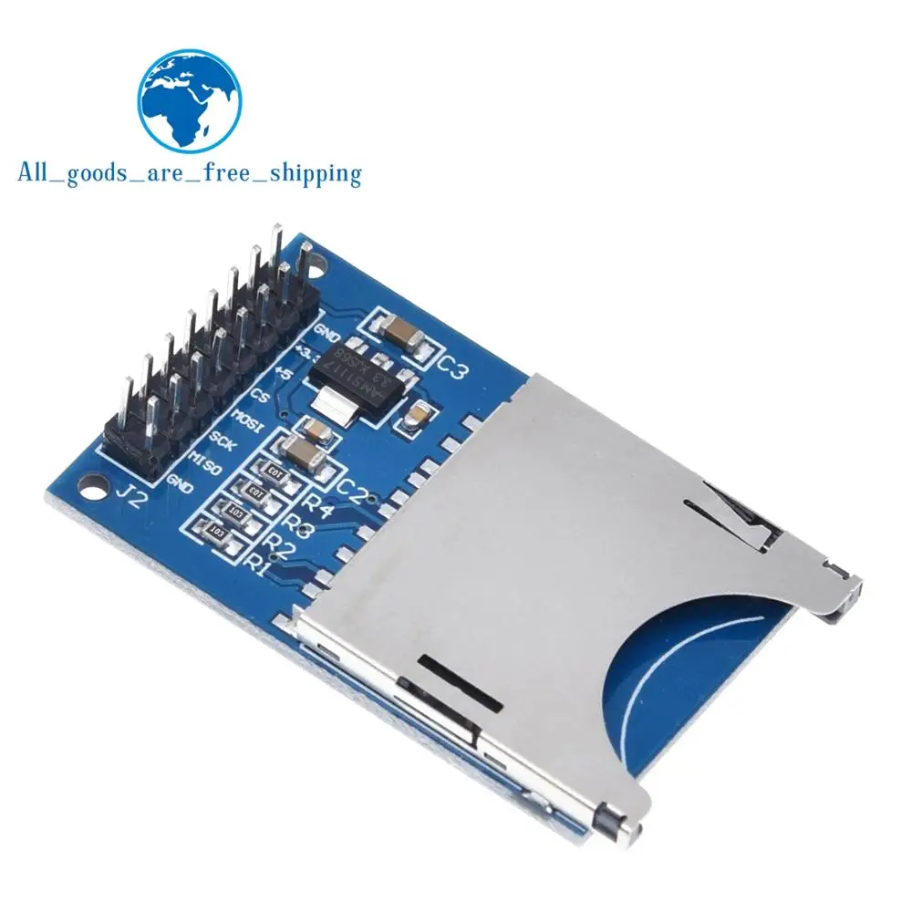 TZT умная электроника модуль для чтения и письма SD карты слот разъем ридер ручка