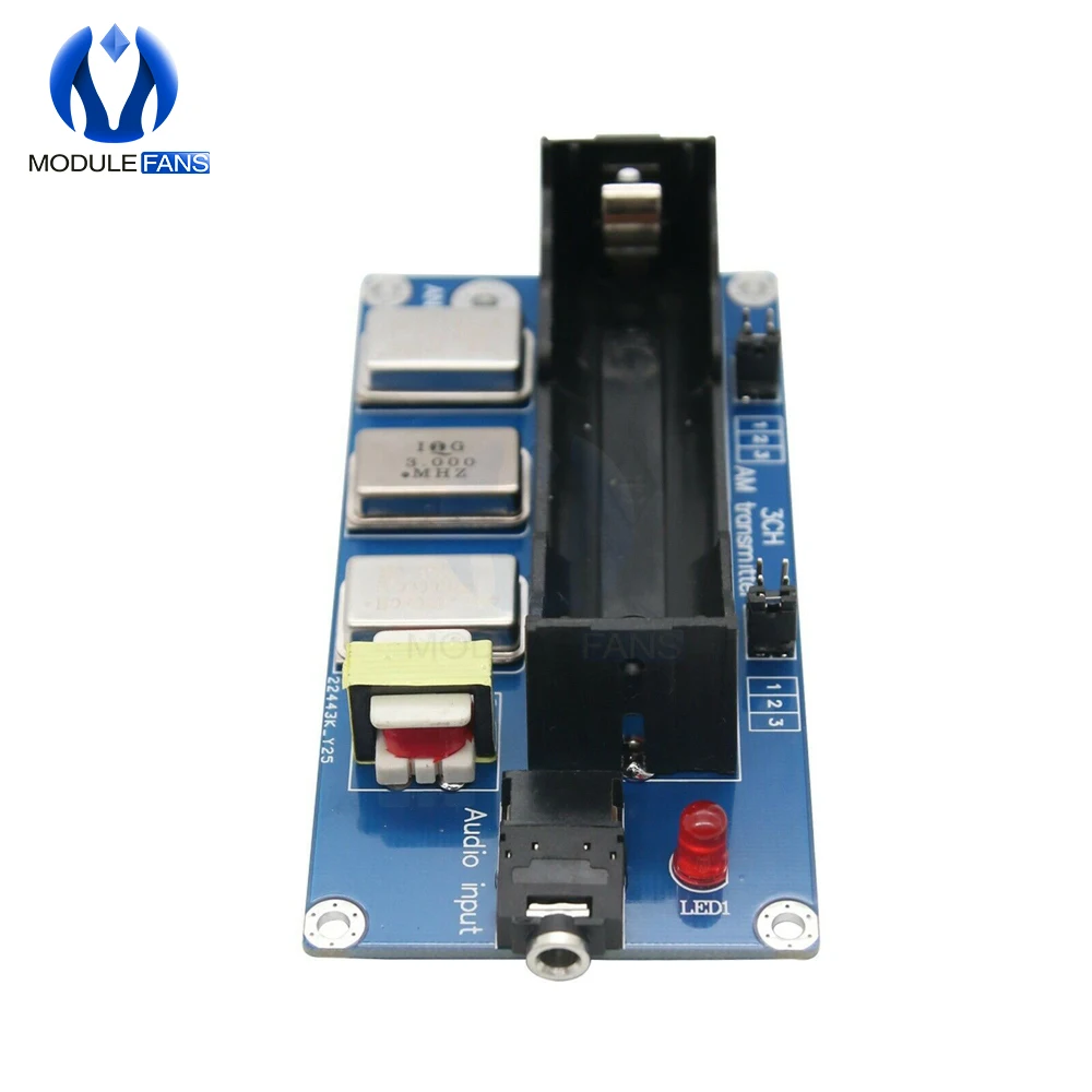 1 МГц 3 5 3-канальный передатчик AM с антенной для радио приема проигрывателя