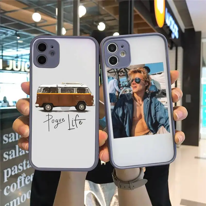 

Pogue Life Outer Phone Case matte transparent For gray iPhone 7 8 x xs xr 11 12 pro plus max mini Funda Clear