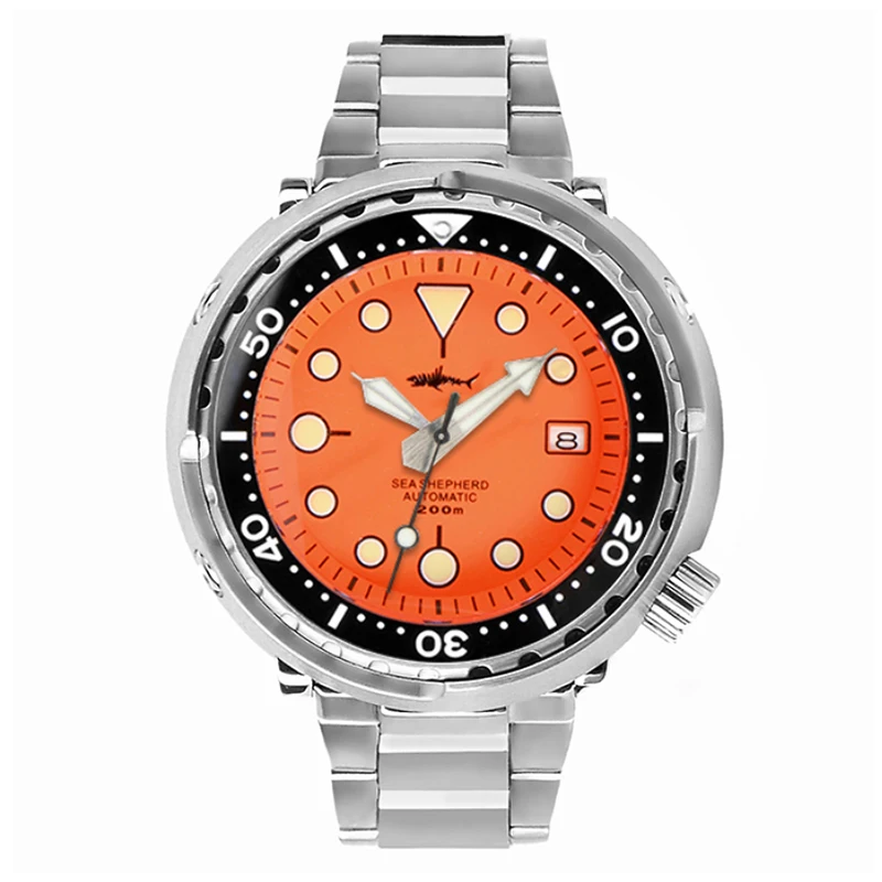 

HEIMDALLR 300M Men's Tuna Diver Watch Sapphire 47mm Black Dial Waterproof Japan NH35A Automatic Movement Mechanical Watches