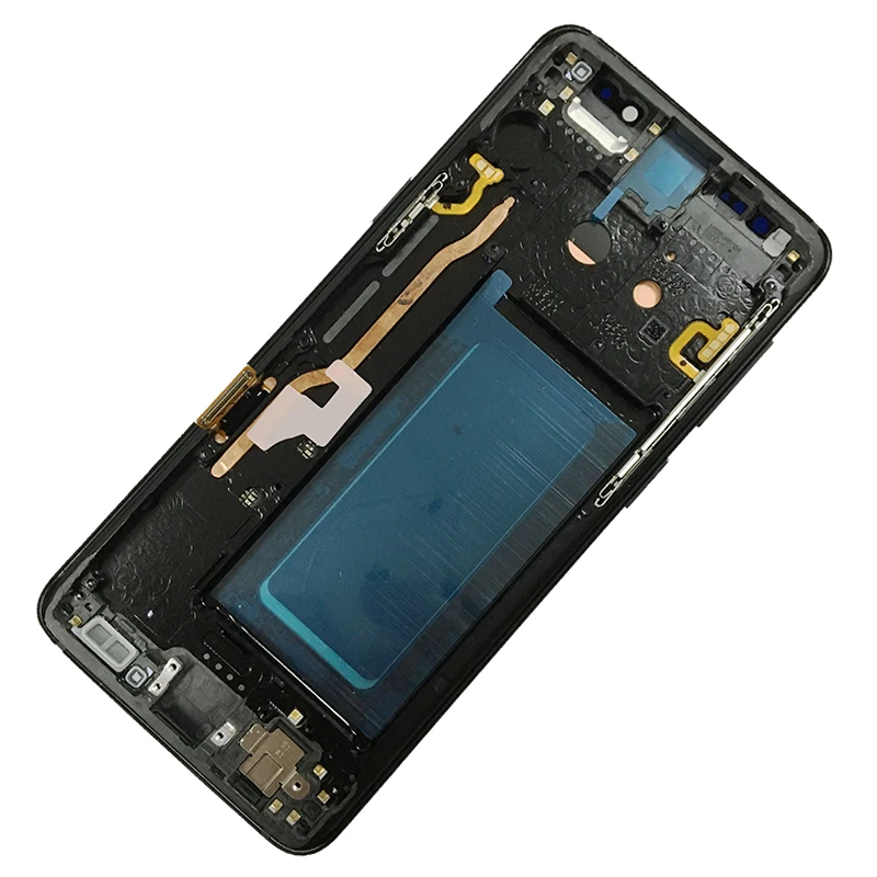 SUPER AMOLED S9 LCD For Samsung Plus Display Touch Screen With Frame Digitizer Assembly Galaxy SM-G960 SM-G965 | Мобильные телефоны