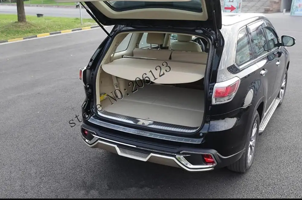 Аксессуары для Toyota highlander 2009 2010 2011 2012 2013 защитный щит заднего багажника защитная