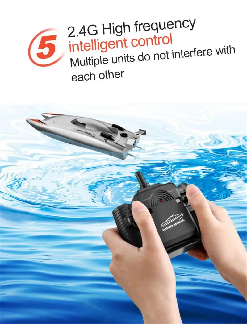 Электронная радиоуправляемая лодка с дистанционным управлением