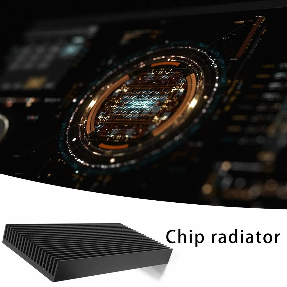 

Aluminum heatsink LED heatsink 48x11-100mm heat sink Aluminum profiles Aluminum color Chassis radiator
