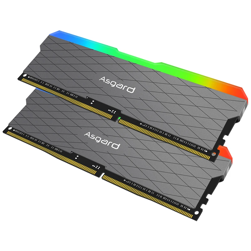 Оперативная память Asgard ddr4 ОЗУ для ПК серии w2 16 ГБ 32 3200 МГц RGB DIMM настольного XMP