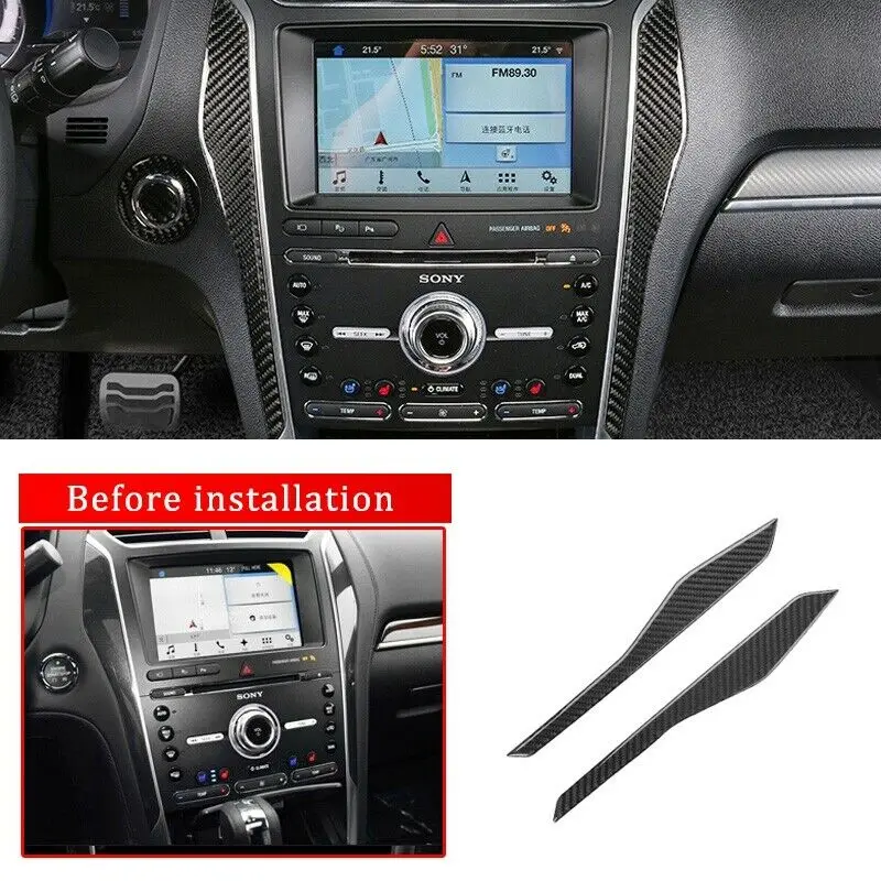 Pcmos углеродное волокно стиль средняя Двусторонняя Навигационная полоса подходит