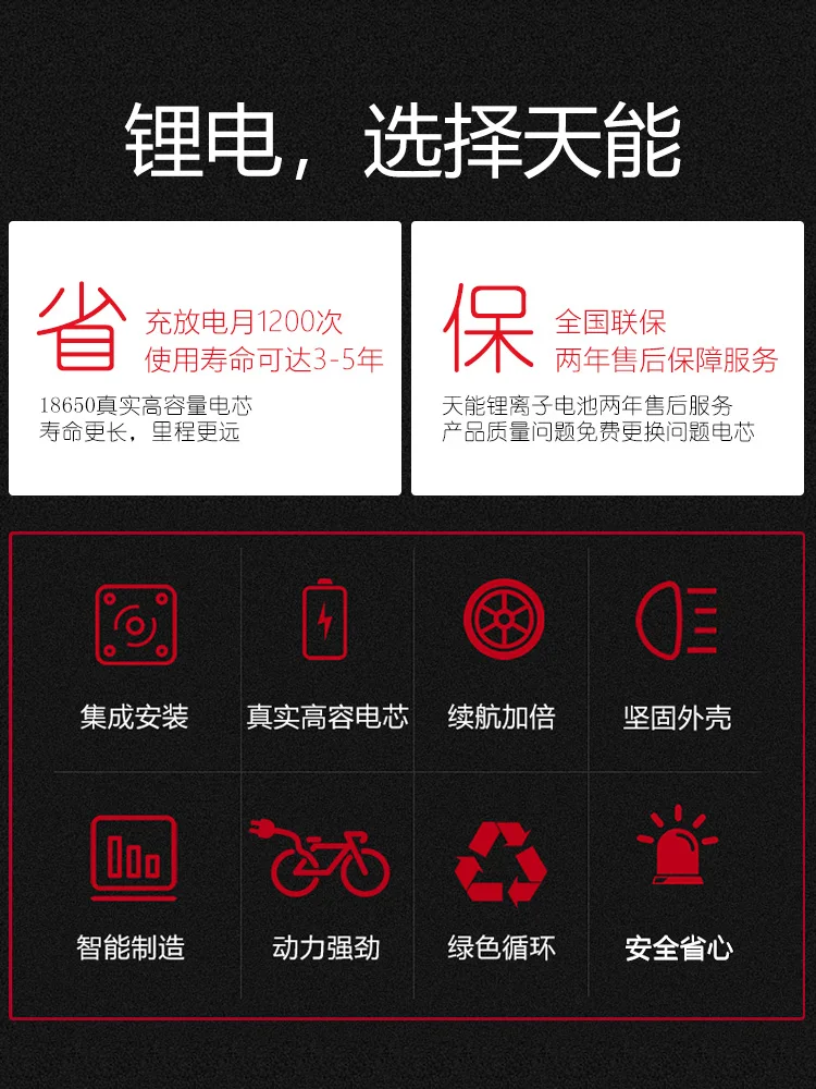 

Lithium ion battery 60v20ah electric motorcycle small turtle king pedal electric tricycle battery 60V lithium battery