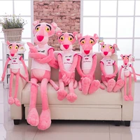 dropship cute animal classic cartoon character pink panther plush toy stuffed doll birthday gifts cushion and pillow