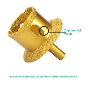 Инструмент для изготовления отверстий для раковины, вакуумный алмазный резак, Расширитель отверстий для труб по хорошей цене и быстрой доставке