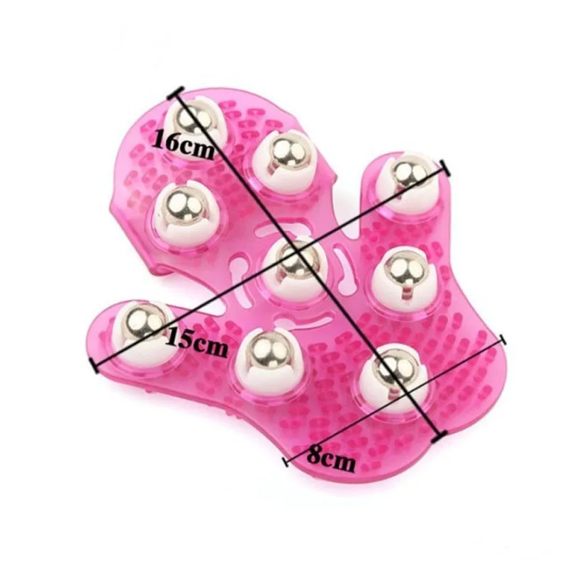 Новый массажер в форме ладони с 9 бусинами вращающийся на 360 градусов ручной |