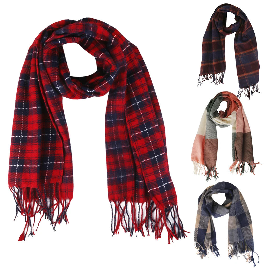 

Шарф кашемировый Женский, длинный, зимний, 1 шт.