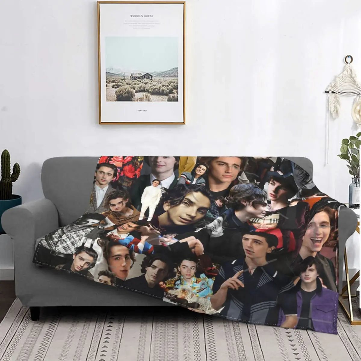 

Timoshee-Manta con capucha para la playa, colcha de invierno, edredón a cuadros, toalla, 1 manta