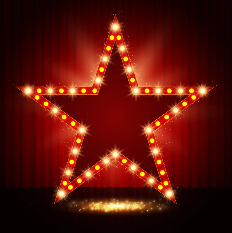 Сценический фон синий прожектор с блестящими звездочками на пол игровой коврик