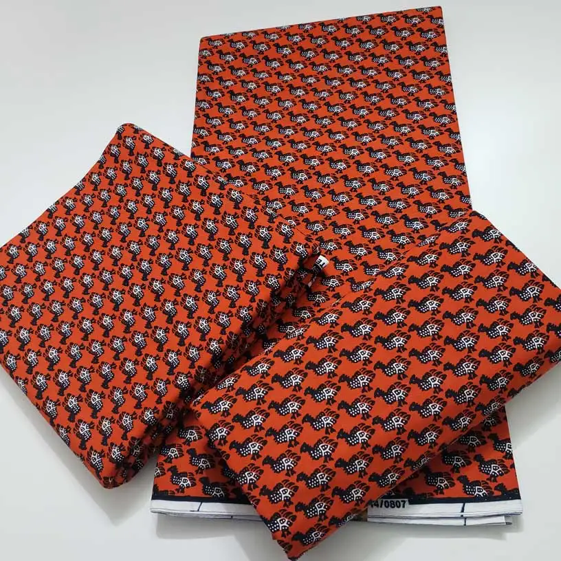 Ткань из Анкары Африканский настоящий восковой принт 100% хлопок швейный материал