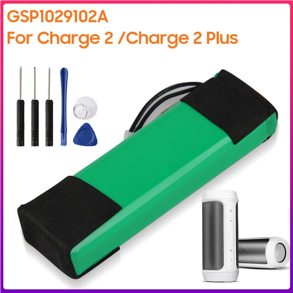 

Original Battery GSP1029102A For JBL Charge2 Plus Charge2+ Charge 2 Plus Authentic Battery 6000mAh