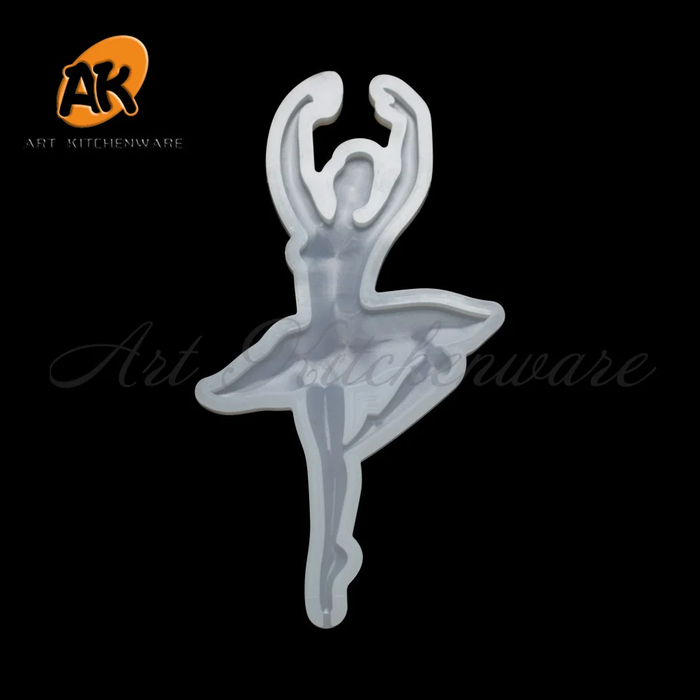 

Форма для балерины, дизайнерская форма для шоколада, креативная силиконовая форма для помадки, инструменты для украшения тортов, аксессуар...