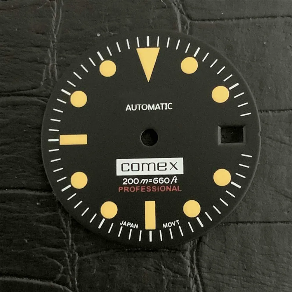 Циферблат часов 28 5 мм зеленый светящийся циферблат с календарем для часового