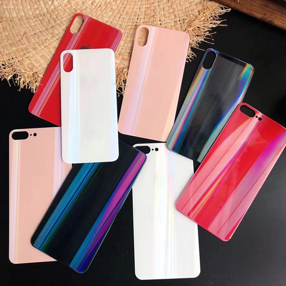 Aurora градиентное стекло задняя пленка для iPhone XS MAX 11 Pro XR X 7 8 Plus блестящее 3D