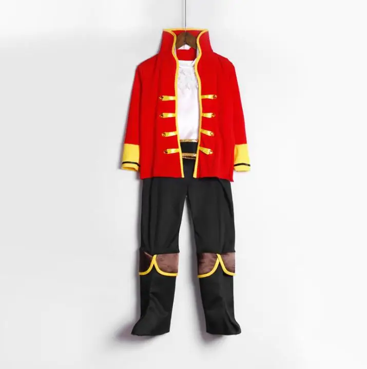 

Pirates Costume Children's Day Kids Boys Pirate Halloween Cosplay Set Birthday Party Cloak Outfit Pirate Christmas Theme