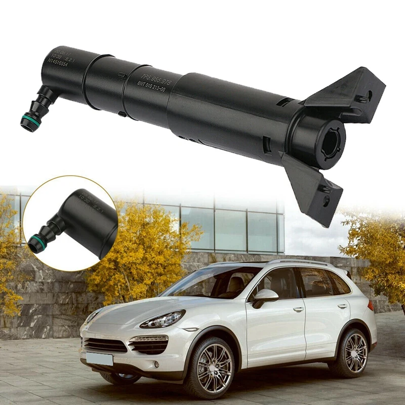 Car Front Left Headlight Cleaning Nozzle for Porsche-Cayenne 2011-2014 7P5955978 95862818000 |