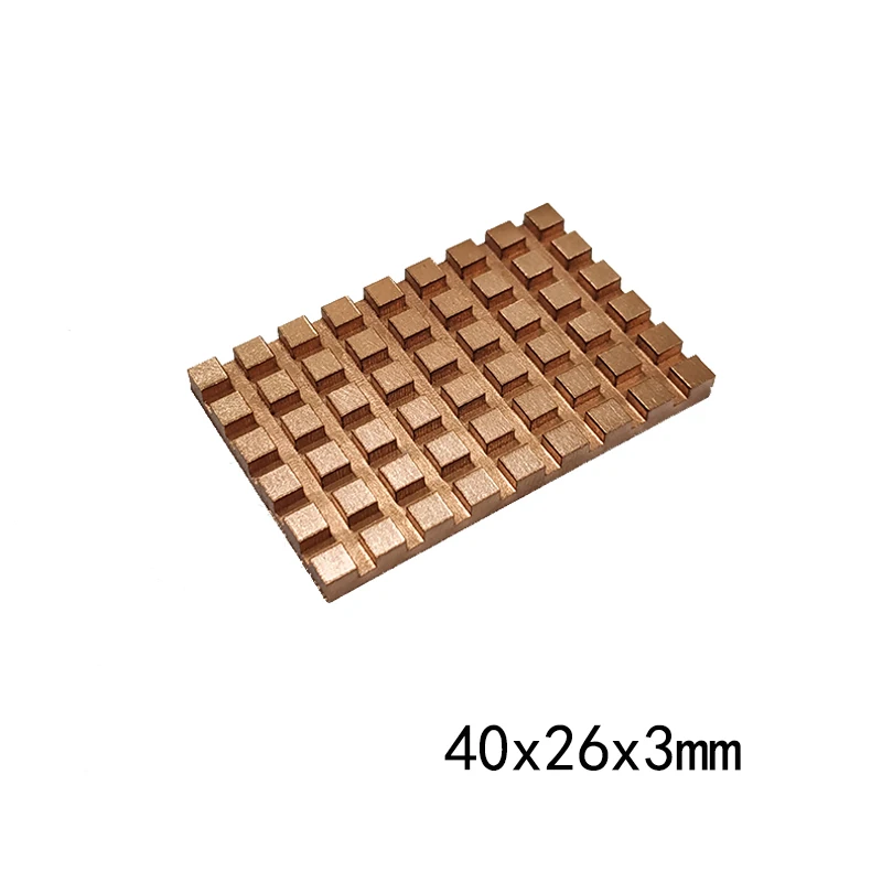 Copper Heatsink Thermally Conductive Adhesive for mSATA NGFF 5030 msata3.0 Solid State Disk SSD Radiator Cooler 40x26x 2/3/4MM | Компьютеры