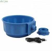 safe pet feed cage hanging bowl electric heated drinking bowl for dog cat bird dog bowl dog supplies travel dog bowl