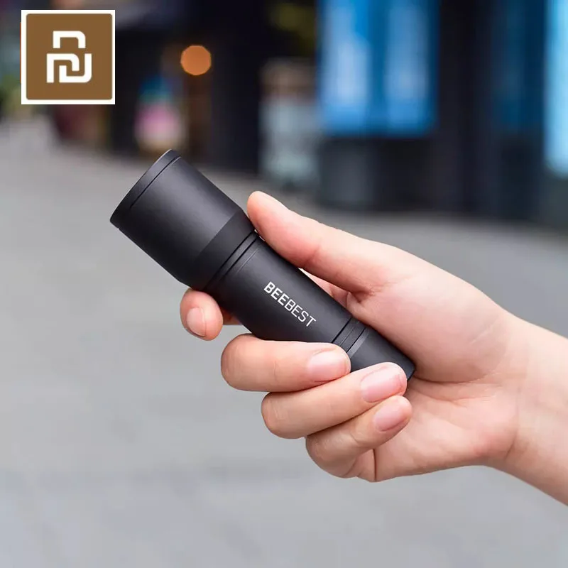 Фонарик Youpin компактный портативный металлический цилиндрический корпус